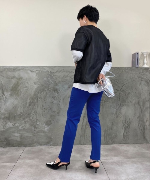 DONOBAN(ドノバン)の「スリットパギンス(その他パンツ・レディース・ブルー/アイボリー/ブラック/ベージュ/カーキ・SHORT/LONG)」の22枚目の写真