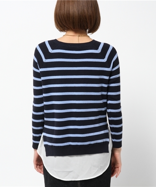 OUTLET（アウトレット）の「【CAPRICIEUX LE'MAGE】NLシャツレイヤードプルオーバー（ニット/セーター・レディース・ライトグレー/その他1・FREE）」の8枚目の写真