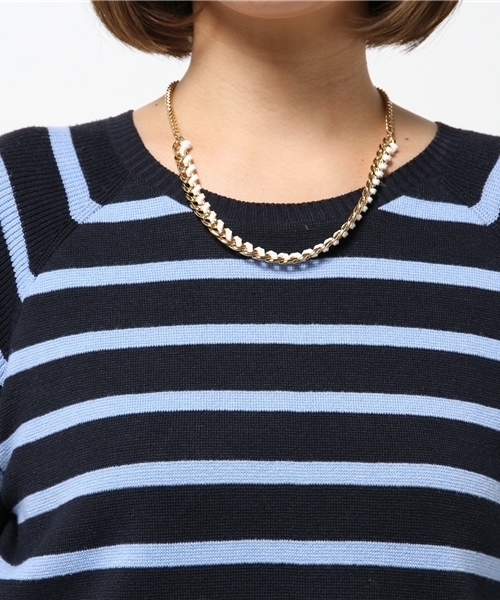 OUTLET（アウトレット）の「【CAPRICIEUX LE'MAGE】NLシャツレイヤードプルオーバー（ニット/セーター・レディース・ライトグレー/その他1・FREE）」の9枚目の写真
