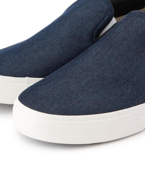 BEAUTY&YOUTH UNITED ARROWS（ビューティーアンドユースユナイテッドアローズ）の「BY ライトオンス デニム スリッポン◆（スニーカー・メンズ・ネイビー/コバルトブルー・25cm(0)/27cm(2)/28cm(3)/26cm(1)）」の7枚目の写真