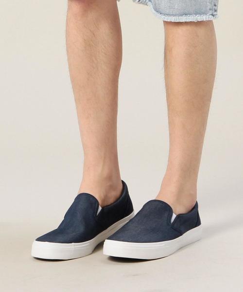 BEAUTY&YOUTH UNITED ARROWS（ビューティーアンドユースユナイテッドアローズ）の「BY ライトオンス デニム スリッポン◆（スニーカー・メンズ・ネイビー/コバルトブルー・25cm(0)/27cm(2)/28cm(3)/26cm(1)）」の9枚目の写真