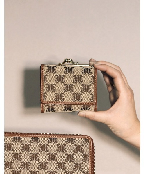 jouetie（ジュエティ）の「【jouetie/ジュエティ】JJモノグラムジャガード ガマ口ミニ財布（財布・レディース・アイボリー/ブラック/ベージュ/ダークブルー/キャメル・FREE）」の9枚目の写真