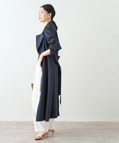ジャーナルスタンダードレサージュ　DULF ニュアンスコート　ネイビー　紺 cd009-68753-02b.jpg?basethum=225