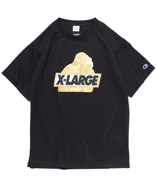 Champion（チャンピオン）の「XLARGE×Champion  S/STEE SLANTED OG JERSEY / チャンピオン（Tシャツ/カットソー・メンズ・ホワイト/ブラック/アッシュ・X-LARGE/LARGE/SMALL/MEDIUM）」の2枚目の写真