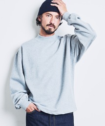 URAKE MOCK NECK SWEAT:裏毛 モックネック スウェット ロングスリーブ 23SS