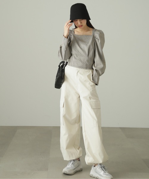 FREE'S MART（フリーズマート）の「◆サーモベル型ハット（ハット・レディース・ブラック/ホワイト/ベージュ・ﾌﾘ-）」の21枚目の写真