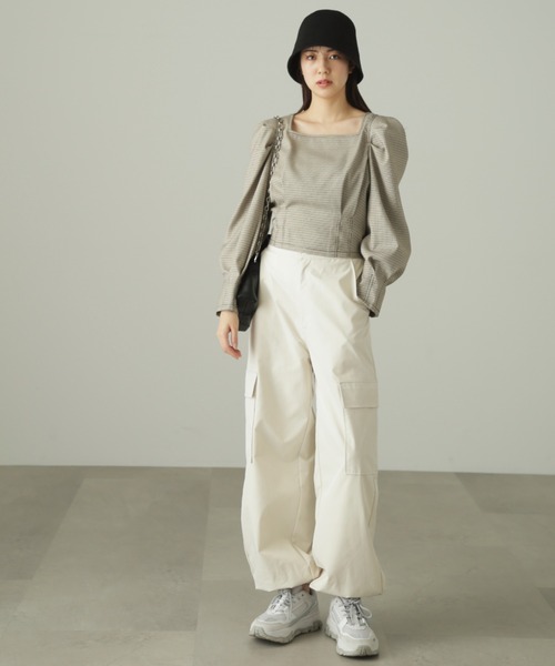 FREE'S MART（フリーズマート）の「◆サーモベル型ハット（ハット・レディース・ブラック/ホワイト/ベージュ・ﾌﾘ-）」の22枚目の写真