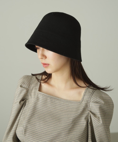 FREE'S MART（フリーズマート）の「◆サーモベル型ハット（ハット・レディース・ブラック/ホワイト/ベージュ・ﾌﾘ-）」の7枚目の写真