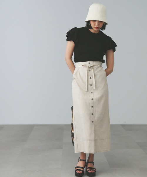 FREE'S MART（フリーズマート）の「◆サーモベル型ハット（ハット・レディース・ブラック/ホワイト/ベージュ・ﾌﾘ-）」の9枚目の写真