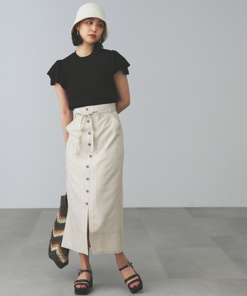 FREE'S MART（フリーズマート）の「◆サーモベル型ハット（ハット・レディース・ブラック/ホワイト/ベージュ・ﾌﾘ-）」の10枚目の写真