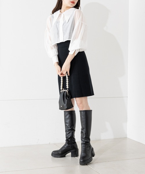 Chico(チコ)の「【SALON by Chico限定】パールハンドルがま口バック(ショルダーバッグ・レディース・ホワイト/ブラック/シルバー・FREE)」の15枚目の写真