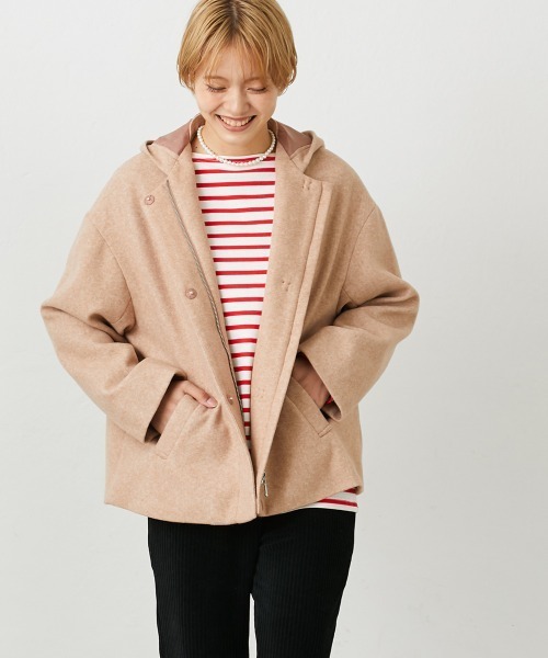 Le temps riche(ルタンリッシュ)の「バスクボーダーロングスリーブTシャツ<Le temps riche>(Tシャツ/カットソー・レディース・ホワイト×ブルー/ホワイト×ネイビー/ホワイト×レッド・M/L/LL)」の4枚目の写真