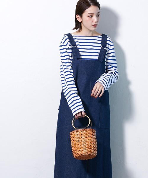 Le temps riche(ルタンリッシュ)の「バスクボーダーロングスリーブTシャツ<Le temps riche>(Tシャツ/カットソー・レディース・ホワイト×ブルー/ホワイト×ネイビー/ホワイト×レッド・M/L/LL)」の8枚目の写真