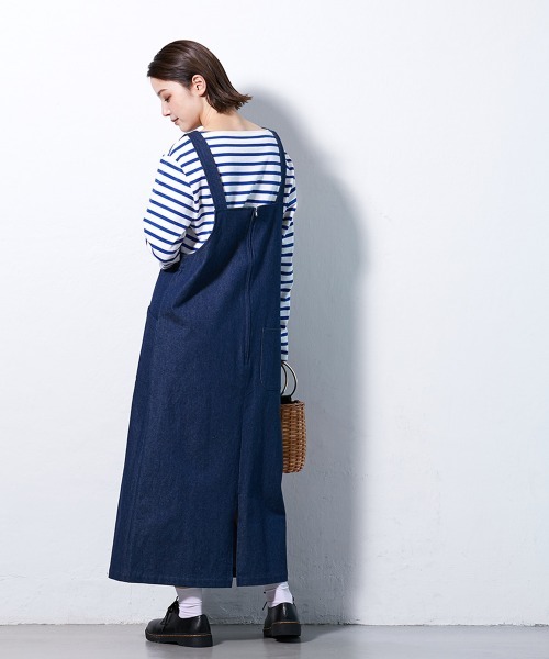 Le temps riche(ルタンリッシュ)の「バスクボーダーロングスリーブTシャツ<Le temps riche>(Tシャツ/カットソー・レディース・ホワイト×ブルー/ホワイト×ネイビー/ホワイト×レッド・M/L/LL)」の9枚目の写真