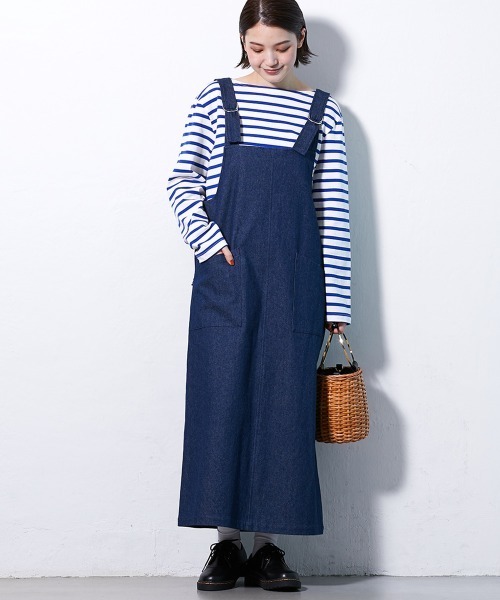 Le temps riche(ルタンリッシュ)の「バスクボーダーロングスリーブTシャツ<Le temps riche>(Tシャツ/カットソー・レディース・ホワイト×ブルー/ホワイト×ネイビー/ホワイト×レッド・M/L/LL)」の10枚目の写真