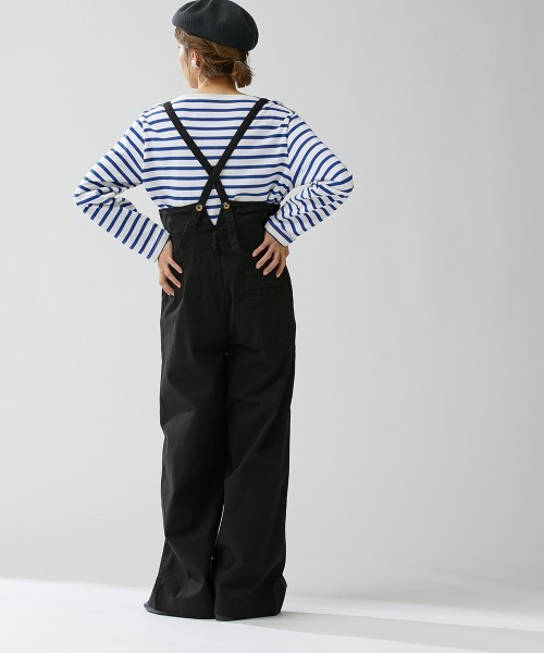 Le temps riche(ルタンリッシュ)の「バスクボーダーロングスリーブTシャツ<Le temps riche>(Tシャツ/カットソー・レディース・ホワイト×ブルー/ホワイト×ネイビー/ホワイト×レッド・M/L/LL)」の13枚目の写真