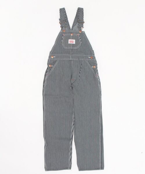 ROUND HOUSE(ラウンドハウス)の「【W】【it】【ut18】【ROUND HOUSE/ラウンドハウス】SUPERIOR YOUTH STRIPE BIB OVERALL デニムオーバーオール(サロペット/オーバーオール・メンズ・ストライプ・8/10/12)」の1枚目の写真