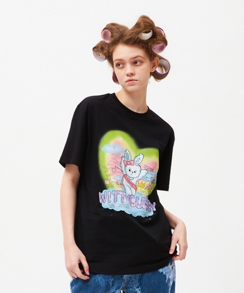 KIRSH（キルシー）の「KIRSH WITTY BUNNY TOMBOY GRAPHIC T