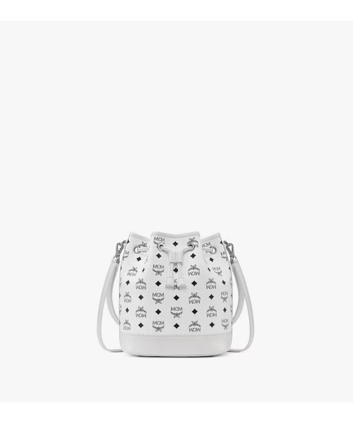 MCM（エムシーエム）の「DESSAU ドローストリング バッグ - ヴィセトス（ショルダーバッグ・レディース・ブラウン/ホワイト・MEDIUM）」の2枚目の写真