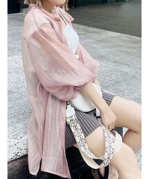 MURUA | シアーシャイニーボリュームシャツ(シャツ/ブラウス)