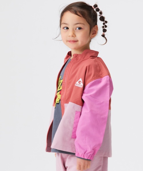 GERRY（ジェリー）の「【GERRY】スタンドウィンドブレーカー/MK-3S06(80～160cm)（ナイロンジャケット・キッズ・グリーン系その他/マスタード/レッド系その他/ブラック/ミント/ブルー系その他/ライトピンク/ダークブルー・100/110/120/90/130/140/150/160/80）」の8枚目の写真