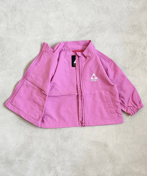 GERRY（ジェリー）の「【GERRY】スタンドウィンドブレーカー/MK-3S06(80～160cm)（ナイロンジャケット・キッズ・グリーン系その他/マスタード/レッド系その他/ブラック/ミント/ブルー系その他/ライトピンク/ダークブルー・100/110/120/90/130/140/150/160/80）」の9枚目の写真