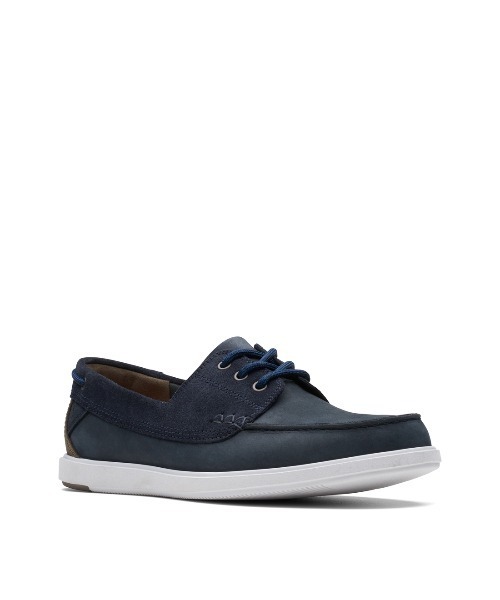 Clarks(クラークス)の「Bratton Boat / ブラットンボート (ネイビーヌバック)(スリッポン・メンズ・ネイビー・UK8.5/UK10/UK9/UK6/UK7.5/UK9.5/UK8/UK6.5/UK7)」の4枚目の写真
