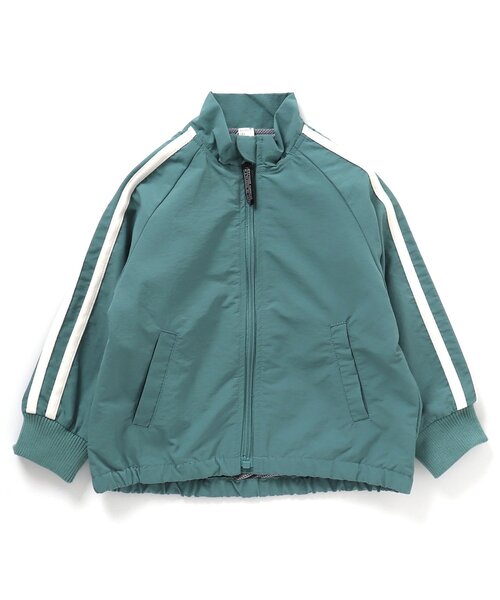 apres les cours（アプレレクール）の「【撥水加工】ゆったりサイドラインブルゾン（ブルゾン・キッズ・ベージュ/エメラルド・120/100/80/130/90/110）」の9枚目の写真