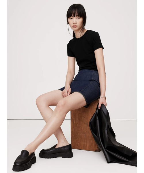 シュランケン Tシャツ（Tシャツ/カットソー）｜BANANA REPUBLIC