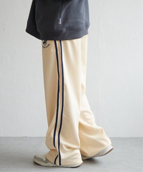 BEVERLY HILLS POLO CLUB（ビバリーヒルズポロクラブ）の「BEVERLY HILLS POLO CLUB ビバリーヒルズポロクラブ トラックパンツ（その他パンツ・メンズ・ネイビー/オフホワイト/グリーン・L/M）」の2枚目の写真