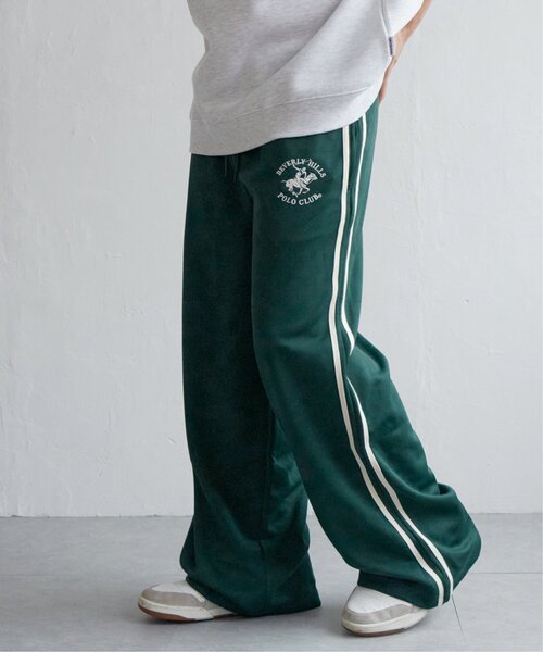 BEVERLY HILLS POLO CLUB（ビバリーヒルズポロクラブ）の「BEVERLY HILLS POLO CLUB ビバリーヒルズポロクラブ トラックパンツ（その他パンツ・メンズ・ネイビー/オフホワイト/グリーン・L/M）」の3枚目の写真