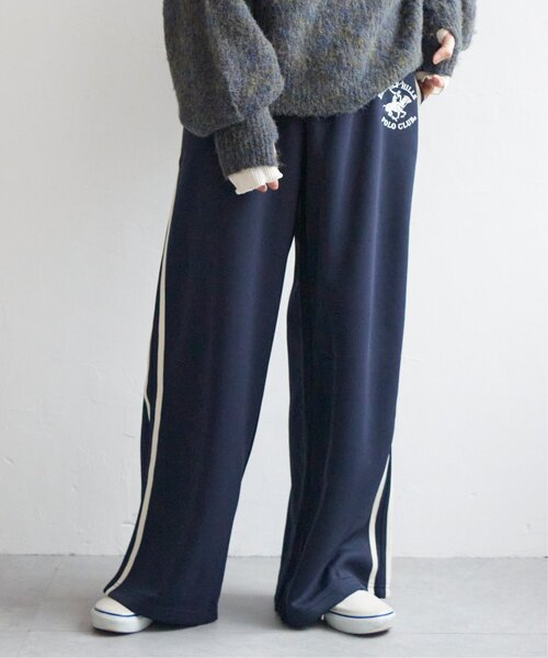 BEVERLY HILLS POLO CLUB（ビバリーヒルズポロクラブ）の「BEVERLY HILLS POLO CLUB ビバリーヒルズポロクラブ トラックパンツ（その他パンツ・メンズ・ネイビー/オフホワイト/グリーン・L/M）」の4枚目の写真