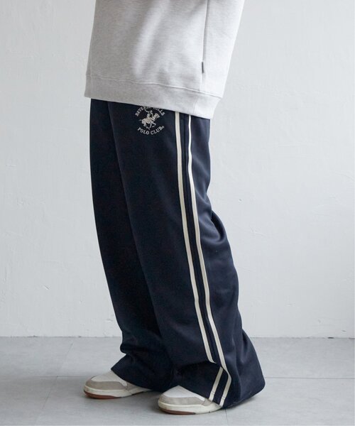 BEVERLY HILLS POLO CLUB（ビバリーヒルズポロクラブ）の「BEVERLY HILLS POLO CLUB ビバリーヒルズポロクラブ トラックパンツ（その他パンツ・メンズ・ネイビー/オフホワイト/グリーン・L/M）」の8枚目の写真