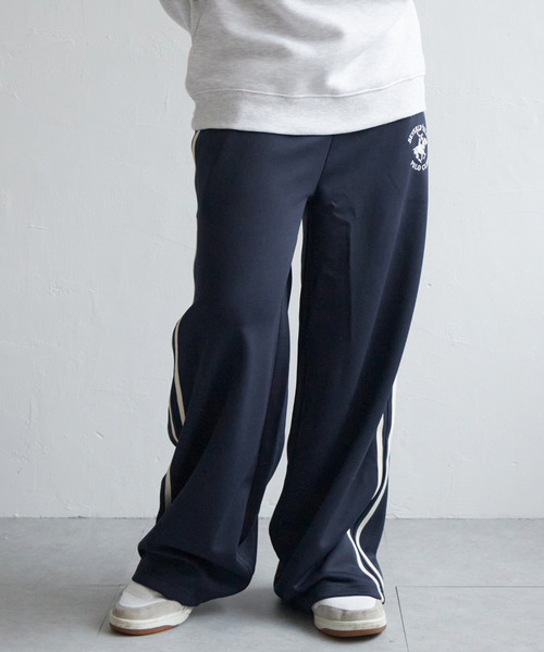 BEVERLY HILLS POLO CLUB（ビバリーヒルズポロクラブ）の「BEVERLY HILLS POLO CLUB ビバリーヒルズポロクラブ トラックパンツ（その他パンツ・メンズ・ネイビー/オフホワイト/グリーン・L/M）」の16枚目の写真