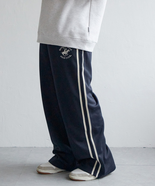 BEVERLY HILLS POLO CLUB（ビバリーヒルズポロクラブ）の「BEVERLY HILLS POLO CLUB ビバリーヒルズポロクラブ トラックパンツ（その他パンツ・メンズ・ネイビー/オフホワイト/グリーン・L/M）」の17枚目の写真