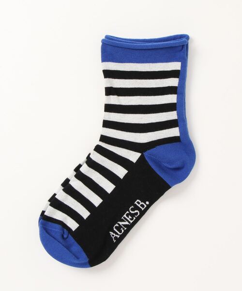 agnes b.(アニエスベー)の「【ユニセックス】AH54 CHAUSSETTE ソックス(ソックス/靴下・レディース・ブルー系その他・1/2)」の2枚目の写真
