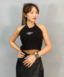 DC/ディーシー TELECO SLEEVELESS23 ウィメンズ テレコ スリーブレス ショート丈 セットアップ対応 LSL232404