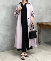 un dix cors | 一気にトレンドライクが叶う　スタンドカラートレンチコート(トレンチコート)