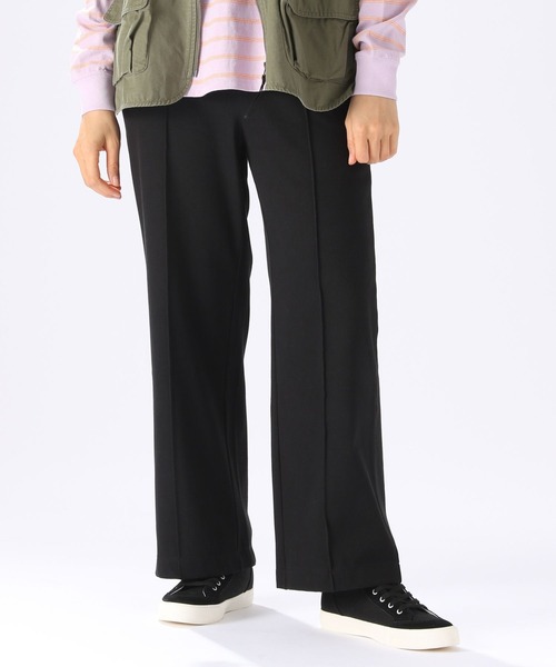 niko and...（ニコアンド）の「マルチストレッチセルフカットパンツ（その他パンツ・レディース・イエロー/マルーン/グリーン/ブラック/サックスブルー・MEDIUM/LARGE）」の2枚目の写真