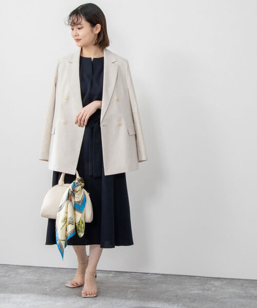 NOLLEY'S（ノーリーズ）の「リネンライクタックワンピース