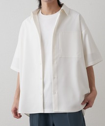 ライトポリストレッチワンサイドPK半袖シャツ
