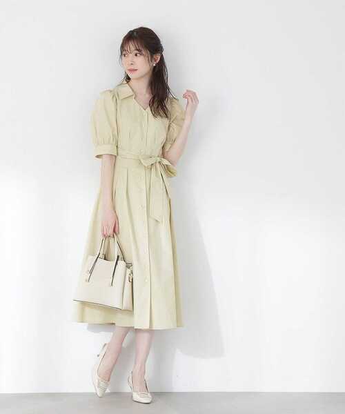フレアーシャツワンピース ／ プロポーションボディドレッシング PROPORTION BODY DRESSING フレアーシャツワンピース 新品