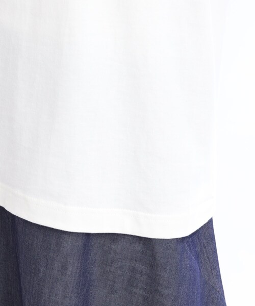 Reflect(リフレクト)の「【WORLD for the World/洗える】ハートロングスリーブTシャツ(Tシャツ/カットソー・レディース・ブラック/ライトパープル・09)」の9枚目の写真