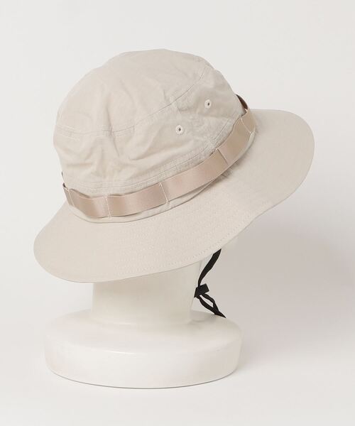 UNIVERSAL OVERALL（ユニバーサルオーバーオール）の「UNIVERSAL OVERALL/ユニバーサルオーバーオール Cotton Safari Hat/コットン サファリハット/アドベンチャーハット/バケットハット/ワンポイントロゴハット（ハット・メンズ・ブラック/ダークグリーン/アイボリー・FREE）」の20枚目の写真