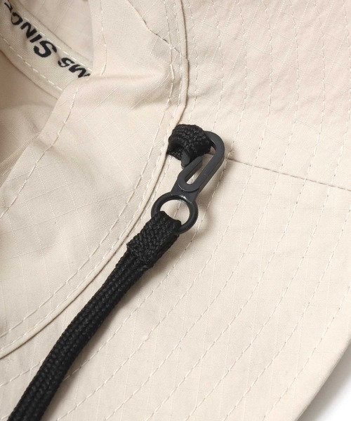 UNIVERSAL OVERALL（ユニバーサルオーバーオール）の「UNIVERSAL OVERALL/ユニバーサルオーバーオール Cotton Safari Hat/コットン サファリハット/アドベンチャーハット/バケットハット/ワンポイントロゴハット（ハット・メンズ・ブラック/ダークグリーン/アイボリー・FREE）」の12枚目の写真