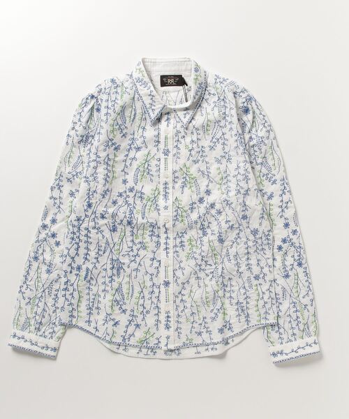 RRL（ダブル アール エル）の「フローラルエンブロイダード