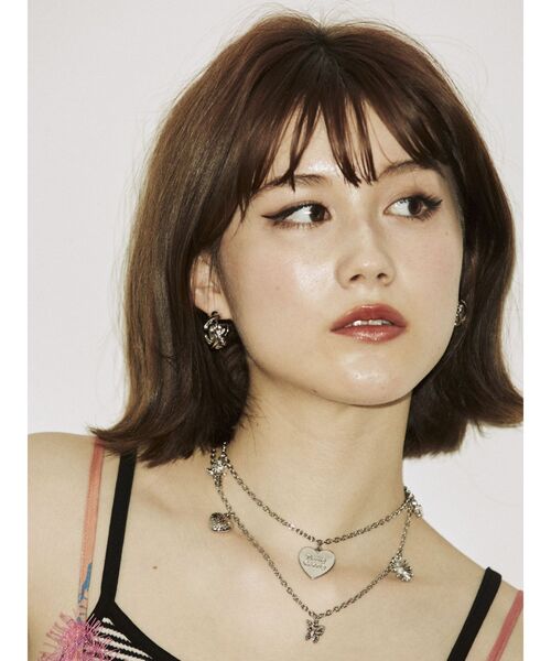 jouetie(ジュエティ)の「シェイクモチーフネックレス(ネックレス・レディース・シルバー/ゴールド・FREE)」の4枚目の写真