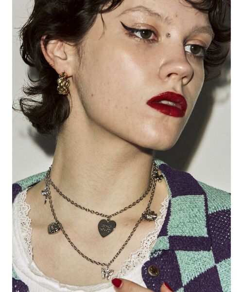 jouetie(ジュエティ)の「シェイクモチーフネックレス(ネックレス・レディース・シルバー/ゴールド・FREE)」の5枚目の写真