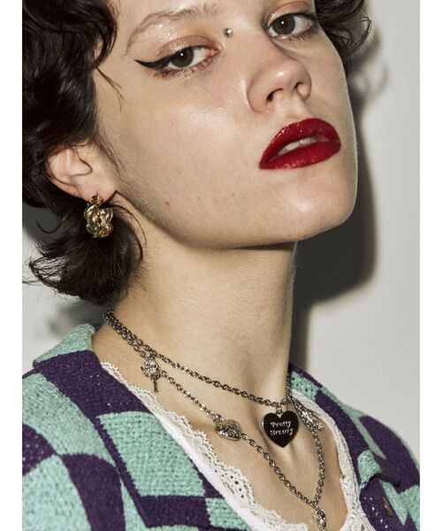 jouetie(ジュエティ)の「シェイクモチーフネックレス(ネックレス・レディース・シルバー/ゴールド・FREE)」の6枚目の写真