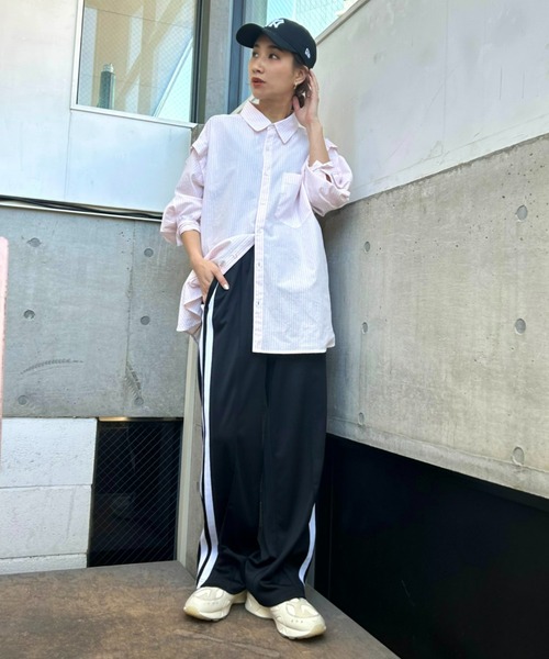 RODEO CROWNS WIDE BOWL（ロデオクラウンズワイドボウル）の「Field Track パンツ（その他パンツ・レディース・ブラック/グリーン/ライトブルー・FREE）」の5枚目の写真